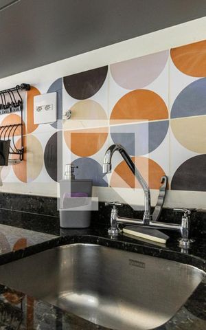 Studio à venda com 27m², 1 quarto e sem vagaCozinha
