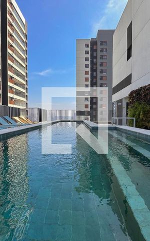 Studio para alugar com 24m², 1 quarto e sem vagaPiscina