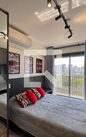 Studio para alugar com 24m², 1 quarto e sem vagaQuarto
