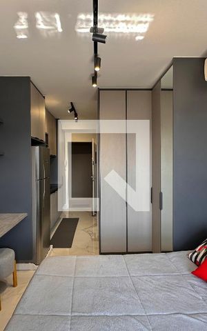 Studio para alugar com 24m², 1 quarto e sem vagaQuarto