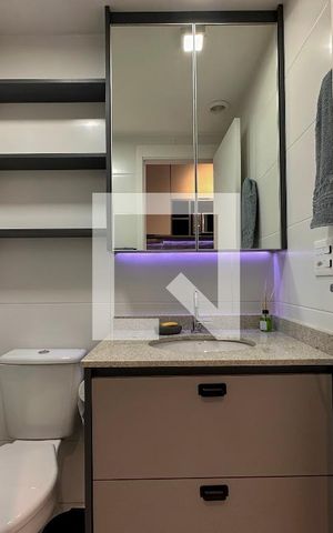 Studio para alugar com 24m², 1 quarto e sem vagaBanheiro