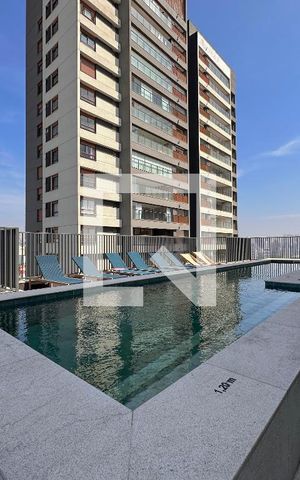 Studio para alugar com 24m², 1 quarto e sem vagaPiscina