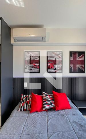Studio para alugar com 24m², 1 quarto e sem vagaQuarto