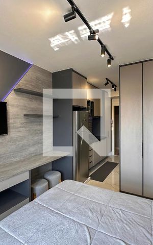 Studio para alugar com 24m², 1 quarto e sem vagaQuarto