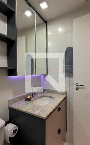 Studio para alugar com 24m², 1 quarto e sem vagaBanheiro