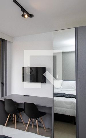 Studio para alugar com 21m², 1 quarto e sem vaga Studio para alugar com 21m², 1 quarto e sem vagaQuarto