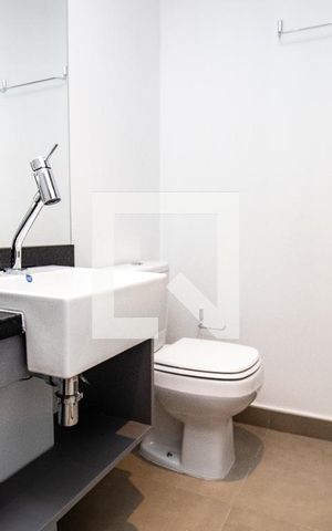 Studio para alugar com 21m², 1 quarto e sem vaga Studio para alugar com 21m², 1 quarto e sem vagaBanheiro