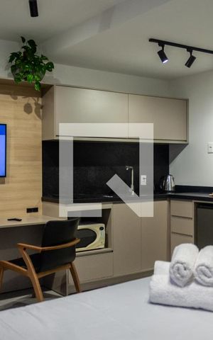 Studio para alugar com 25m², 1 quarto e 1 vagaQuarto