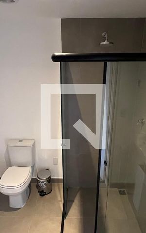 Studio para alugar com 19m², 1 quarto e sem vaga Studio para alugar com 19m², 1 quarto e sem vagaBanheiro