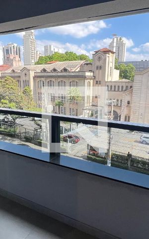 Studio para alugar com 19m², 1 quarto e sem vaga Studio para alugar com 19m², 1 quarto e sem vagaVista da Sacada