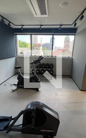 Studio para alugar com 19m², 1 quarto e sem vaga Studio para alugar com 19m², 1 quarto e sem vagaÁrea comum - Academia