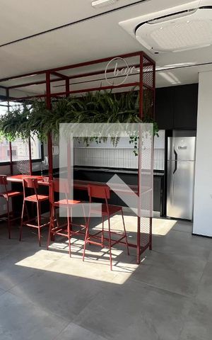 Studio para alugar com 19m², 1 quarto e sem vaga Studio para alugar com 19m², 1 quarto e sem vagaÁrea comum - Bar piscina