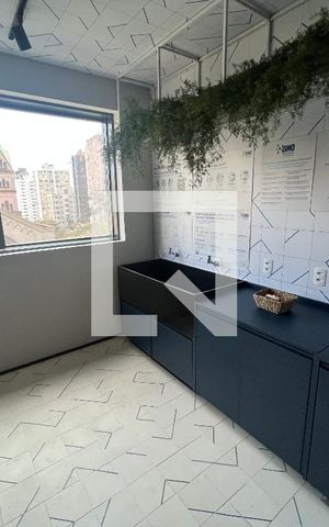 Studio para alugar com 19m², 1 quarto e sem vaga Studio para alugar com 19m², 1 quarto e sem vagaÁrea comum - Lavanderia