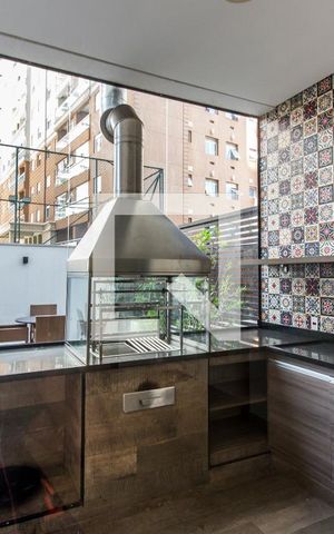 Apartamento para alugar com 51m², 1 quarto e 1 vagaÁrea gourmet