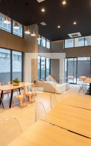 Apartamento para alugar com 34m², 1 quarto e sem vaga Apartamento para alugar com 34m², 1 quarto e sem vagaÁrea comum - Salão de festas