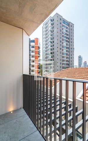 Studio à venda com 28m², 1 quarto e sem vagaVaranda