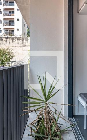 Studio à venda com 28m², 1 quarto e sem vagaVaranda