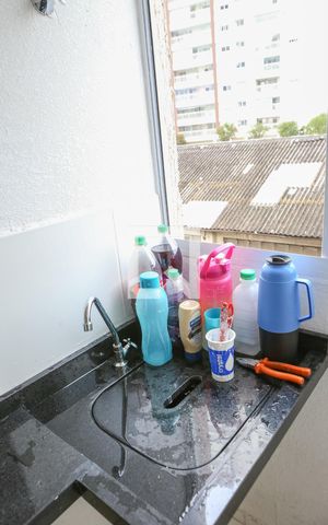 Apartamento à venda com 44m², 2 quartos e sem vaga Apartamento à venda com 44m², 2 quartos e sem vagaCozinha e Área de Serviço