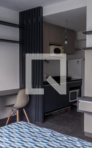 Studio à venda com 27m², 1 quarto e 1 vaga Studio à venda com 27m², 1 quarto e 1 vagaQuarto