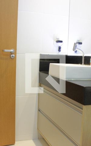 Studio para alugar com 38m², 1 quarto e 1 vagaPia do banheiro