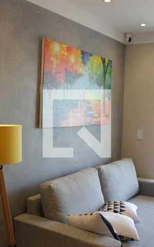 Studio para alugar com 38m², 1 quarto e 1 vagaSala com vista para sacada