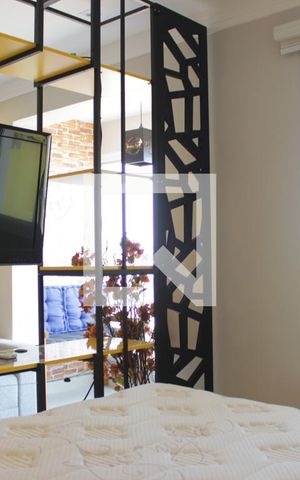 Studio para alugar com 38m², 1 quarto e 1 vagaQuarto