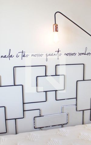 Studio para alugar com 38m², 1 quarto e 1 vagaQuarto lado da cama