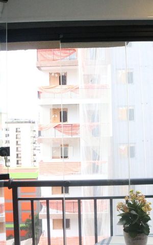 Studio à venda com 25m², 1 quarto e sem vagaVaranda