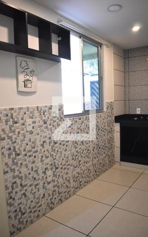 Casa para alugar com 110m², 2 quartos e 1 vagaDetalhe da cozinha