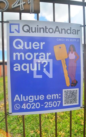 Casa para alugar com 70m², 2 quartos e 2 vagasInstalação da plaquinha
