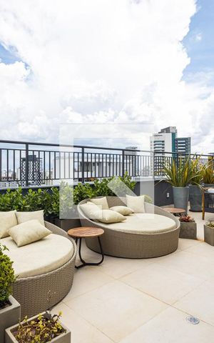 Apartamento à venda com 29m², 1 quarto e sem vagaTerraço