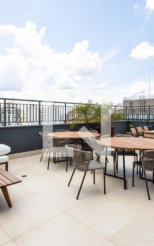 Apartamento à venda com 29m², 1 quarto e sem vagaÁrea comum - Salão de festas
