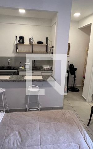 Studio para alugar com 25m², 1 quarto e sem vaga Studio para alugar com 25m², 1 quarto e sem vagaQuarto