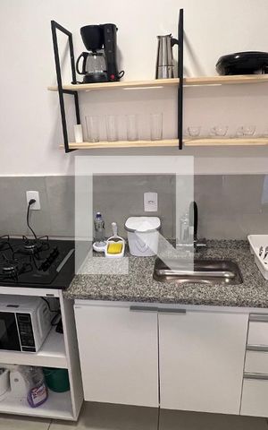 Studio para alugar com 25m², 1 quarto e sem vaga Studio para alugar com 25m², 1 quarto e sem vagaCozinha