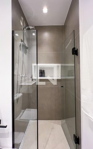 Apartamento para alugar com 44m², 1 quarto e 1 vagaBanheiro da Suíte