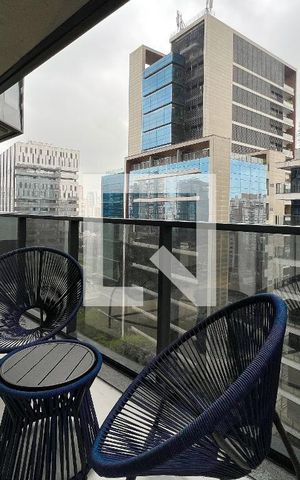 Apartamento para alugar com 44m², 1 quarto e 1 vagaVaranda