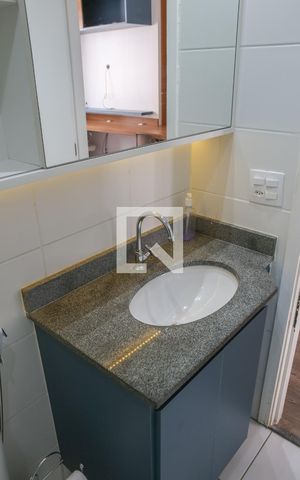 Apartamento para alugar com 32m², 1 quarto e sem vaga Apartamento para alugar com 32m², 1 quarto e sem vagaBanheiro