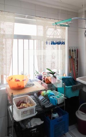 Apartamento à venda com 65m², 2 quartos e 1 vagaCozinha e Área de Serviço