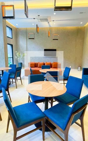 Studio para alugar com 29m², 1 quarto e sem vaga Studio para alugar com 29m², 1 quarto e sem vagaÁrea comum - Salão de festas