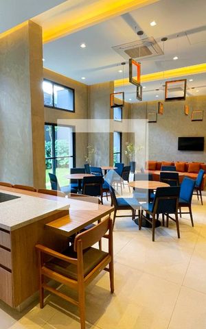 Studio para alugar com 29m², 1 quarto e sem vaga Studio para alugar com 29m², 1 quarto e sem vagaÁrea comum - Salão de festas