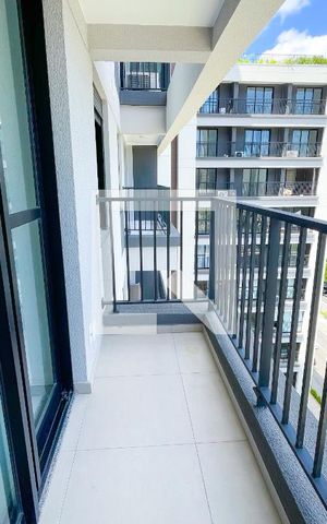 Studio para alugar com 29m², 1 quarto e sem vaga Studio para alugar com 29m², 1 quarto e sem vagaVaranda