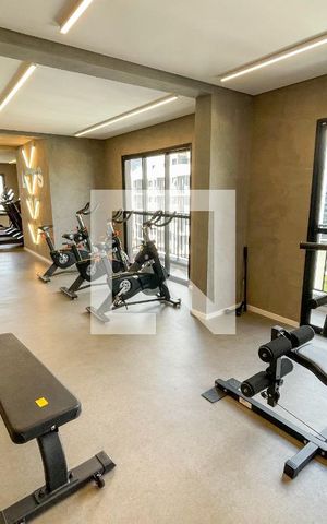 Studio para alugar com 29m², 1 quarto e sem vaga Studio para alugar com 29m², 1 quarto e sem vagaÁrea comum - Academia