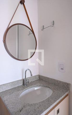Studio para alugar com 26m², 1 quarto e sem vaga Studio para alugar com 26m², 1 quarto e sem vagaBanheiro
