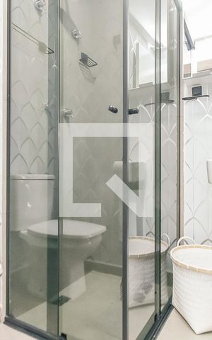 Studio para alugar com 18m², 1 quarto e sem vaga Studio para alugar com 18m², 1 quarto e sem vagaBanheiro