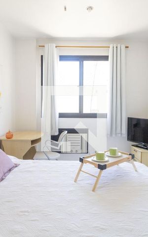 Apartamento para alugar com 40m², 1 quarto e 1 vagaQuarto