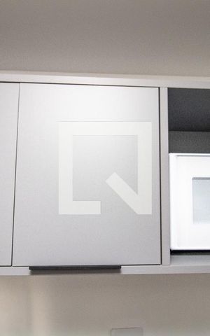 Studio para alugar com 28m², 1 quarto e sem vagaEstúdio- armário superior e microondas 
