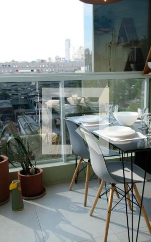 Apartamento à venda com 34m², 1 quarto e 1 vagaVaranda