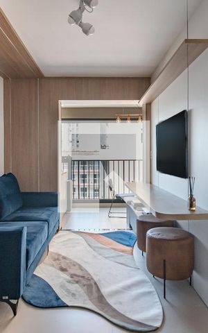 Apartamento para alugar com 35m², 1 quarto e 1 vagaSala