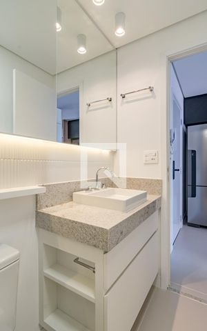 Apartamento para alugar com 35m², 1 quarto e 1 vagaBanheiro