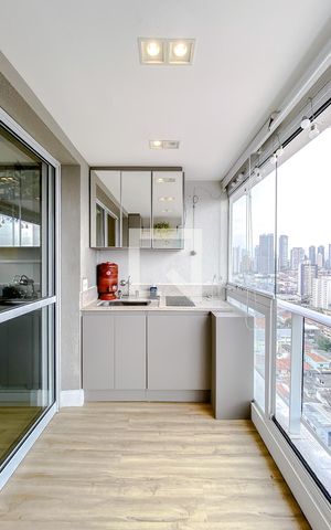 Studio à venda com 35m², 1 quarto e 1 vagaCozinha